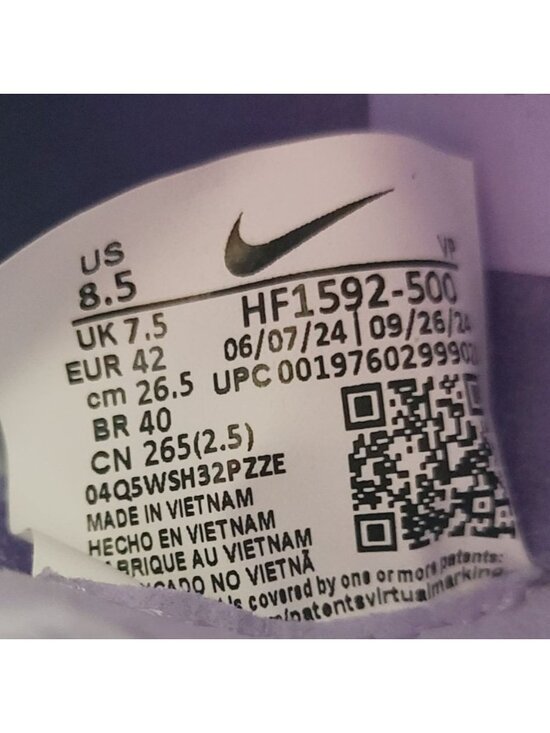 NEW Nike Tiempo Legend 10 Elite FG Soccer Cleats HF1592-500 Size 8.5 Purple main image 7